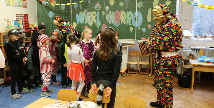 Fasnet in der Grundschule