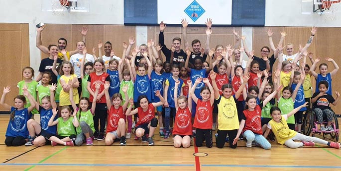 Grundschul-Basketball-AG beim U10-Turnier